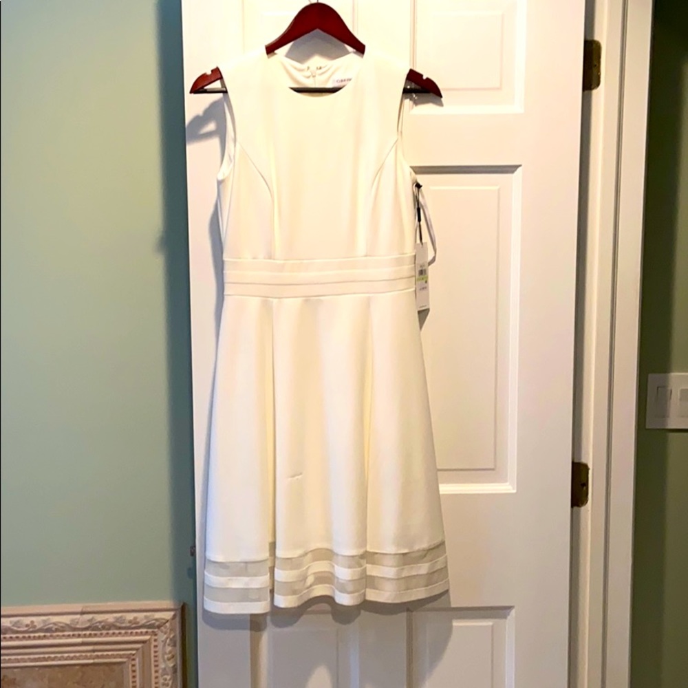 Calvin Klein white dress